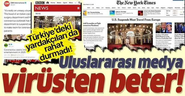 Uluslararası medya ve Türkiye’deki uzantılarından çirkin algı operasyonu! Koronavirüs haberlerinde ülkemizi hedef aldılar