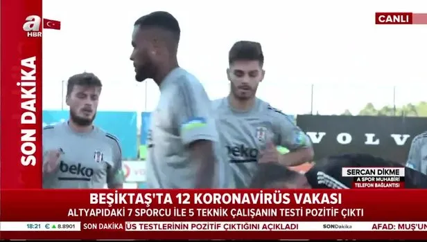 Beşiktaş'ta koronavirüs şoku! 12 pozitif vaka açıklandı...