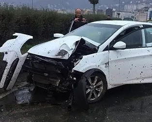 Süper Lig’in yıldızı trafik kazası geçirdi