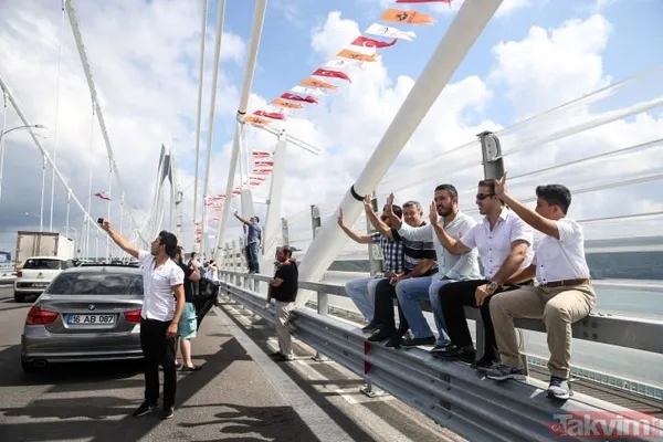 Yavuz Sultan Selim Köprüsü'nde ilk gün trafiği - 10