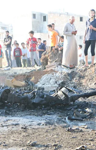 El Bab'da bombalı terör saldırısı: 4 sivil yaralandı