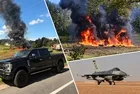 ABD'de F-16 savaş uçağı düştü: Pilot fırlatma koltuğu ile kurtuldu