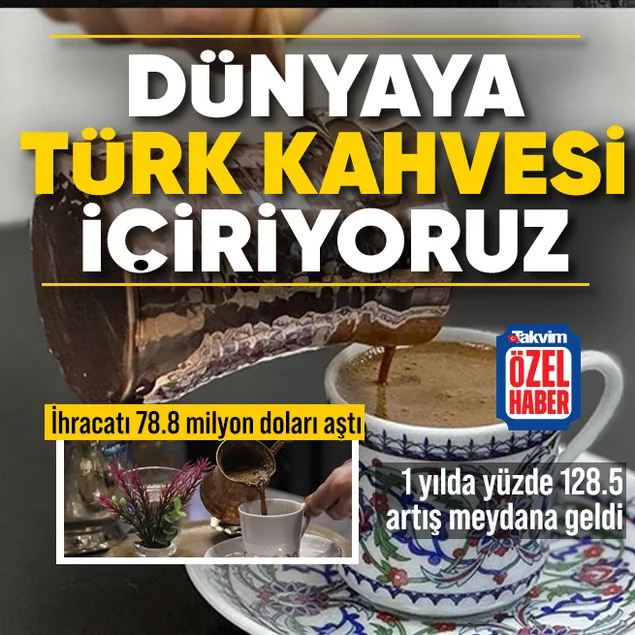 Dünyaya Türk kahvesi içiriyoruz