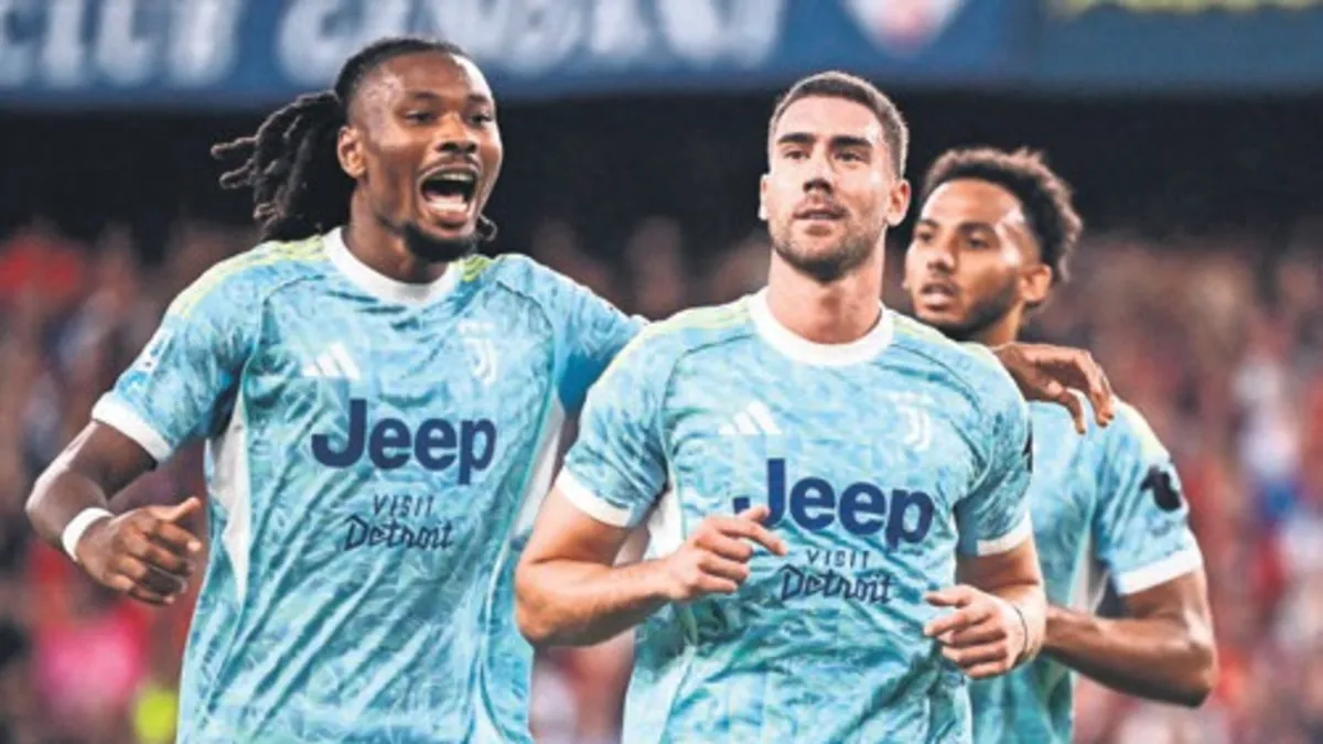 Juve Vlahovic ile güldü