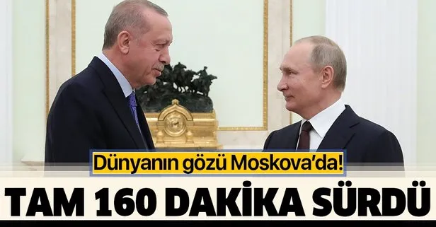 Son dakika: Başkan Erdoğan - Putin görüşmesi sona erdi! Dünyanın gözü burada