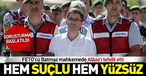 FETÖ’cü Kemal Batmaz mahkemede Albay Tarık Hekimoğlu’nu tehdit etti