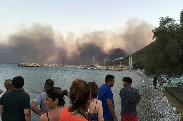 Muğla'da korkutan orman yangını