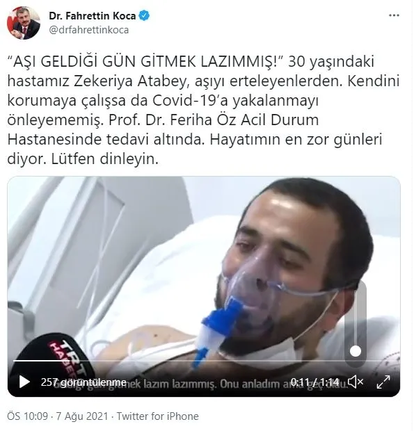 Son dakika: Sağlık Bakanlığı 7 Ağustos 2021 koronavirüs vaka, vefat ve aşı tablosunu paylaştı-4