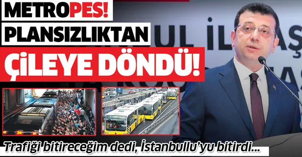 CHP'li İmamoğlu hizmeti unuttu, her şeye zam yaptı! Metrobüs plansızlıktan çileye dönüştü