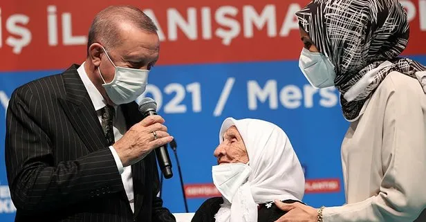 107 yaşındaki Fikriye Çam’dan Başkan Erdoğan’a duygulandıran sözler: Allah sizi başımızdan eksik etmesin!