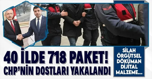 40 ilde terör operasyonu! Aralarında HDP’li isimlerin de bulunduğu yüzlerce kişi yakalandı