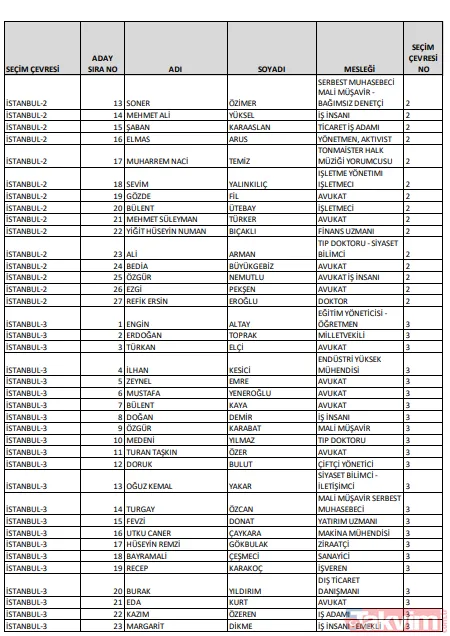 CHP'nin milletvekili listesinde yok yok! PKK sempatizanı, LGBT savunucusu, FETÖ'cü... İşte CHP'nin milletvekili listesi - 27