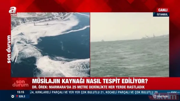 SON DAKİKA: A Haber Marmara Denizi'ndeki müsilajı (deniz salyası) araştıran ODTÜ gemisinde! 'Marmara 6-7 yılda biraz düzelebilir' - 8