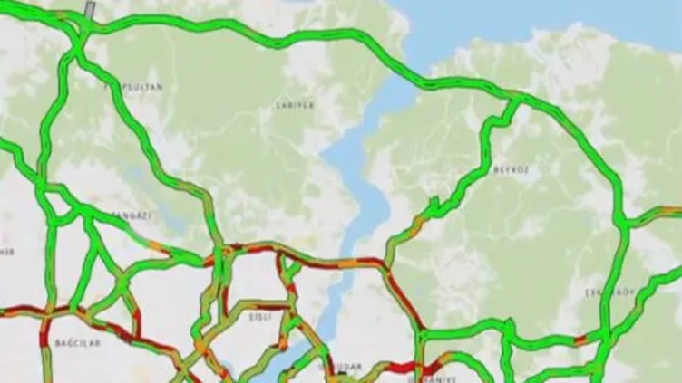 İstanbul'da trafik yoğunluğu yüzde 71'e çıktı!