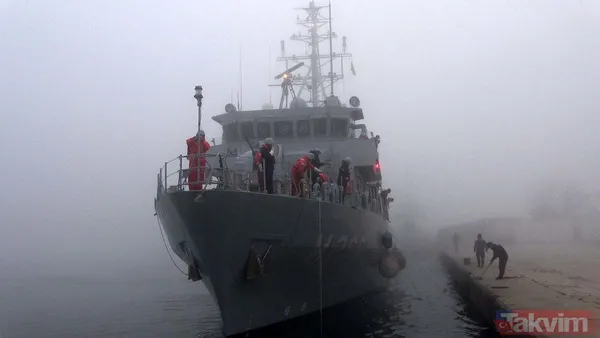 Mayın tarama gemisi TCG Amasra Kırklareli İğneada açıklarında mayın arayacak - 12