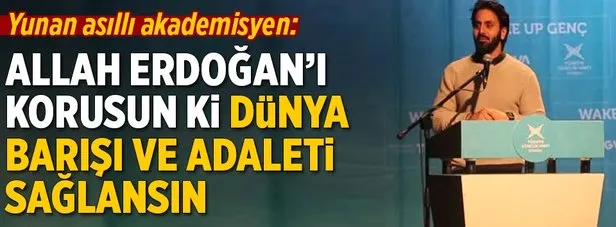 Hamza Tzortzis: Erdoğan fevkalede bir iş çıkarıyor