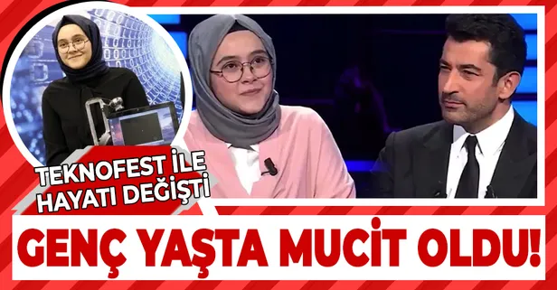 Kim Milyoner Olmak İster yarışması ile tanınan 18 yaşındaki Elif İnce’nin hayatı Teknofest ile değişti