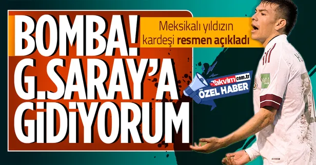 Meksikalı yıldız ismin kardeşi Bryan Mauricio Lozano'dan flaş açıklama: Galatasaray'a gidiyorum!
