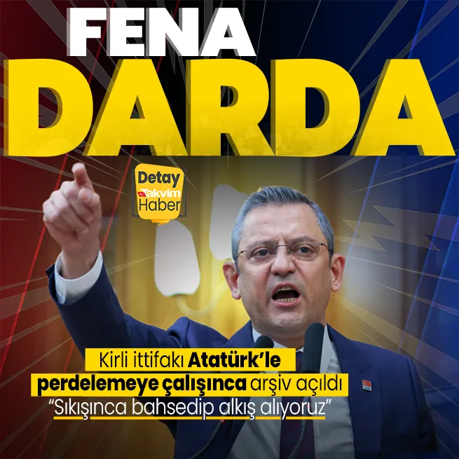 Özgür Özel fena sıkıştı! Atatürke sığınınca arşiv açıldı