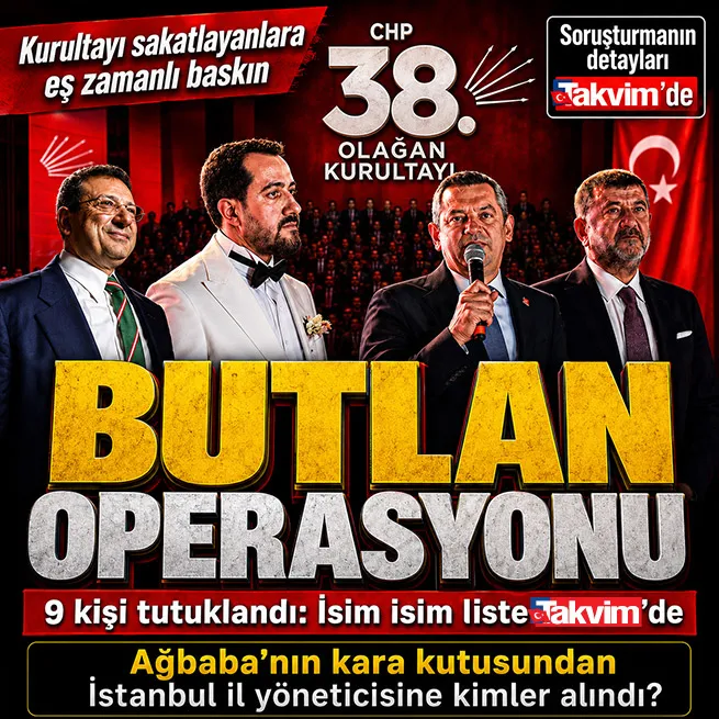 Mutlak butlan sonrası operasyon: 13 şüpheliden 9’u cezaevine gönderildi! Kurultay dosyasında iş, ihale, para ve delege hattı