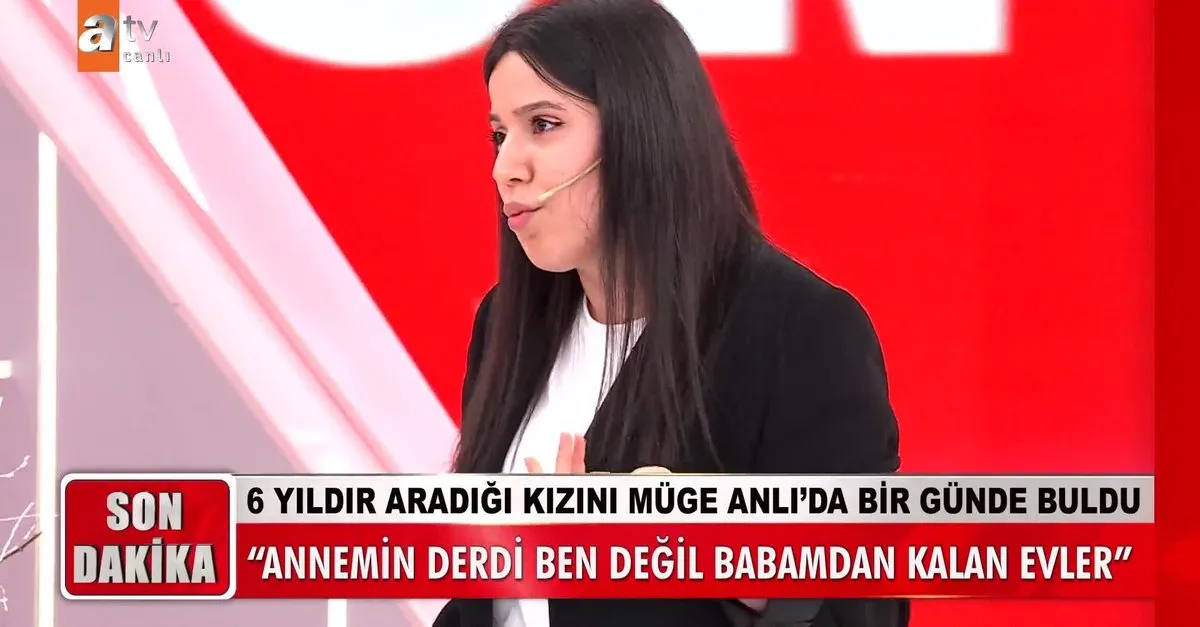 9 yıldır aradığı kızını Müge Anlı'da 1 günde buldu