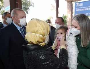 Başkan Erdoğan’dan Ayda Bebek’e ziyaret