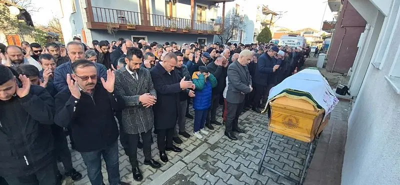 Kazada hayatını kaybeden Rahmi Can Odabaş'ın cenazesi (İHA)