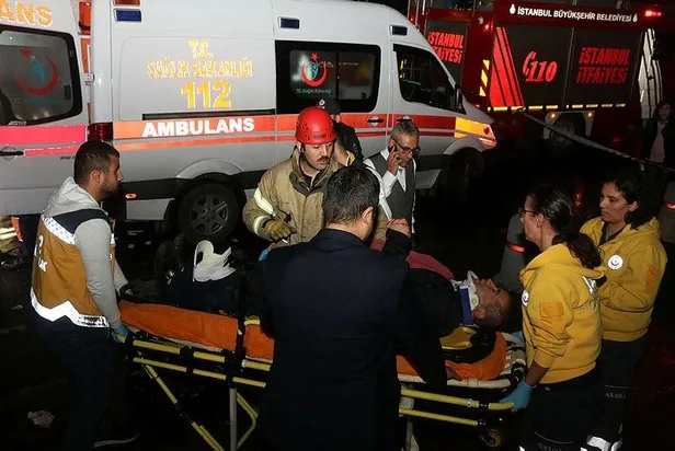 Sarıyer'de kazada otomobilde sıkışan hamile kadını itfaiye kurtardı-1