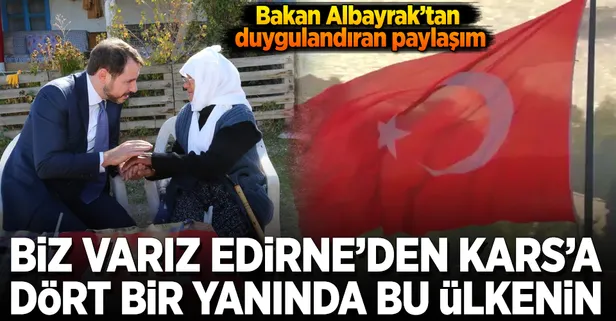 Bakan Albayrak'tan duygulandıran paylaşım