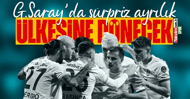 Galatasaray'da sürpriz gelişme! Ülkesine dönecek