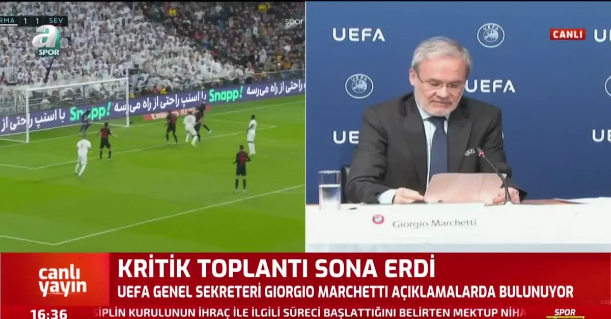 UEFA'dan İstanbul'daki Şampiyonlar Ligi finaliyle ilgili flaş karar