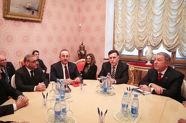 Son dakika: Moskova’daki Türk heyeti, Fayez Mustafa El Sarrac ile görüştü