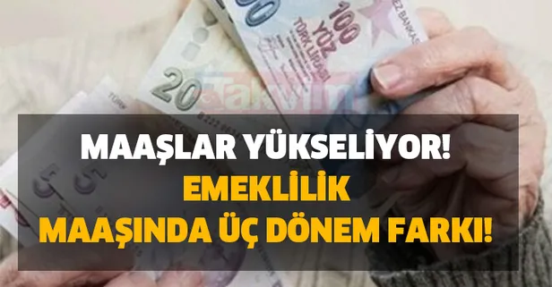 Milyonlarca vatandaşı ilgilendiriyor! Emeklilik maaşında üç dönem farkı!