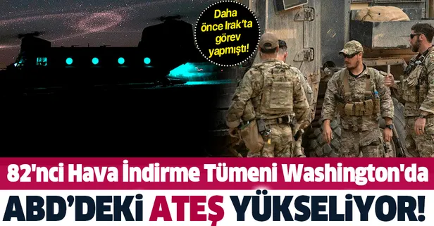 ABD'nin 82'nci Hava İndirme Tümeni Washington DC yakınındaki Andrews Hava Üssü'ne konuşlandı!
