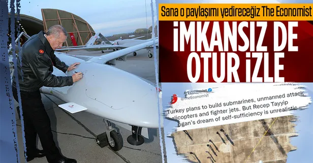 The Economist dergisinden hazımsız "Türkiye" paylaşımı! Savunma sanayisindeki yükselişimize gölge düşürme peşindeler