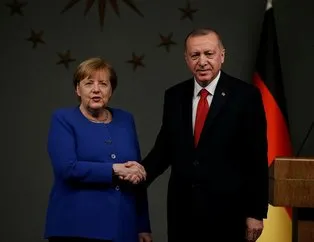 Başkan Erdoğan,  Merkel ile görüştü