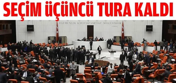 Seçim üçüncü tura kaldı