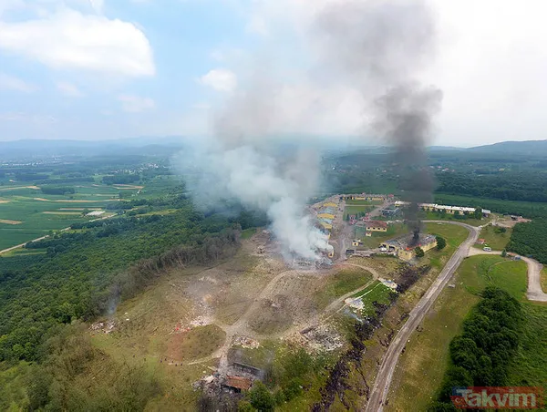 Son dakika: Sakarya'da havai fişek fabrikasında patlama! İşte olay yerinden en yeni görüntüler - 5