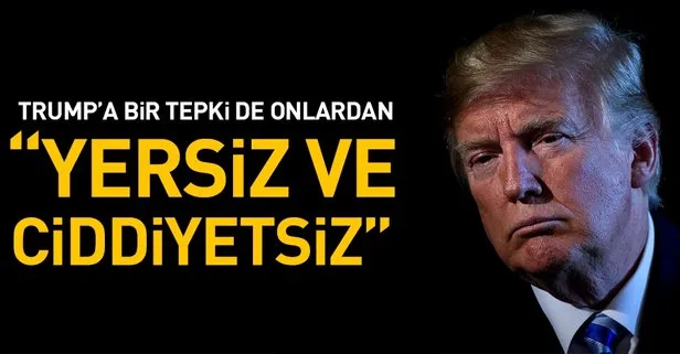 Amerikan-Türk Konseyi’nden ABD Başkanı Trump’a tepki