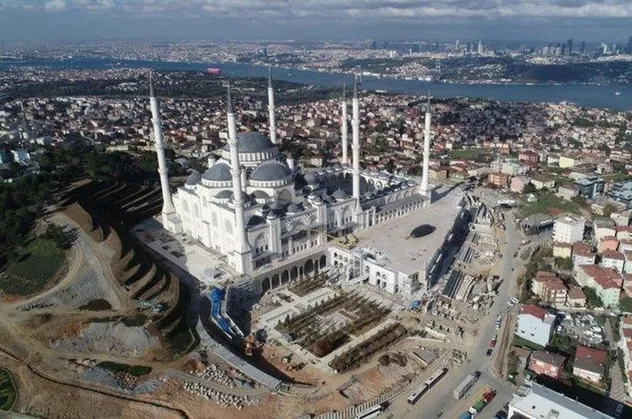 Çamlıca Camii'nde sona gelindi