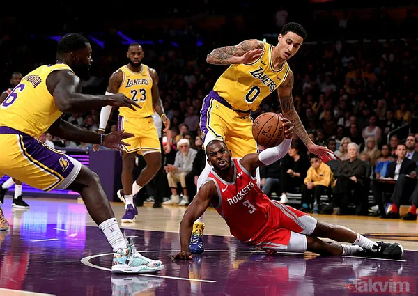 Los Angeles Lakers - Houston Rockets maçında kavga! - 24