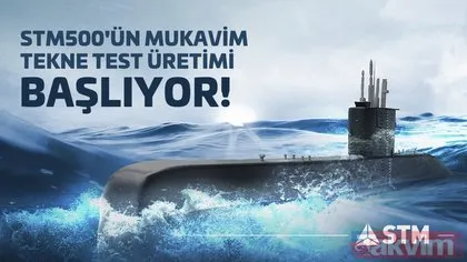 Türkiye’den denizaltı projesinde tarihi adım! STM500’ün üretimine başlanıyor!