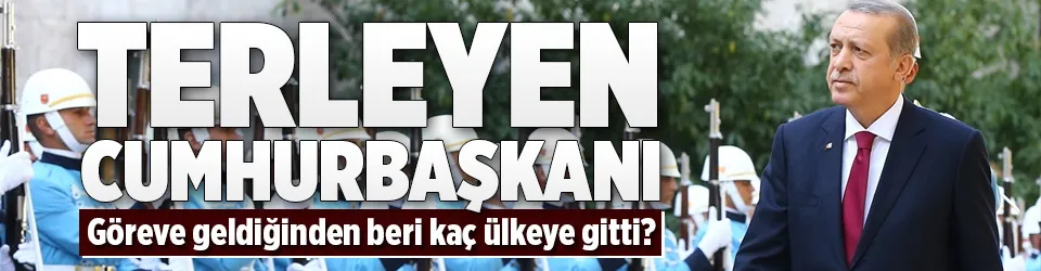 Cumhurbaşkanı Erdoğan’dan yurt dışına 86 ziyaret