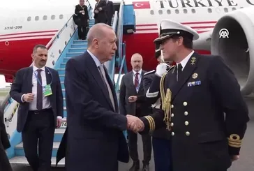 Başkan Erdoğan Amsterdam'da!