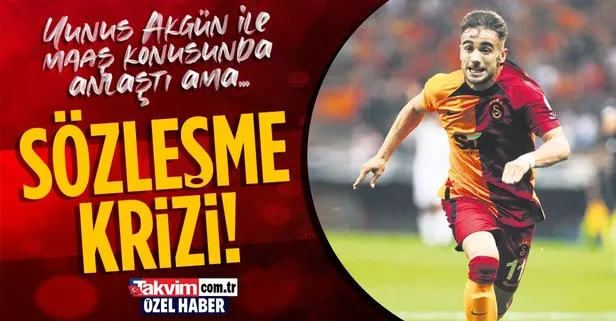 Sözleşme krizi! Galatasaray Yunus Akgün ile maaş konusunda anlaştı ama...