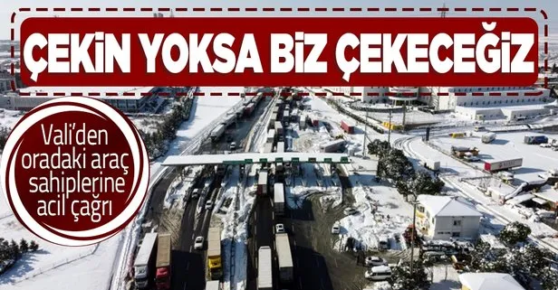 SON DAKİKA: İstanbul Valisi Ali Yerlikaya’dan vatandaşlara çağrı: Hadımköy Gişeler-Arnavutköy arasındaki araçlarınızı alın yoksa çekeceğiz