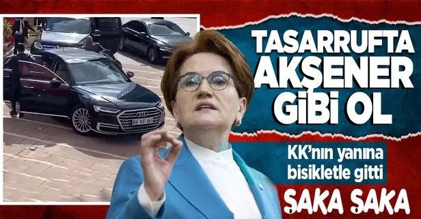 Akşener, milyon liralık araçla CHP Genel Merkezi’ne gitti