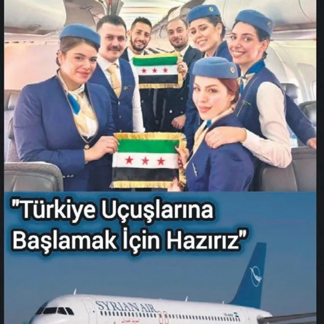 Suriye Havayolları’nın ilk durağı İstanbul