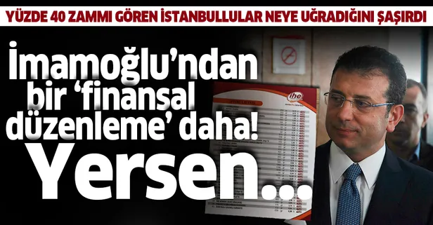 CHP'li Ekrem İmamoğlu'nun zam furyası sürüyor! Halk Ekmek’e yüzde 40 zam yaptı