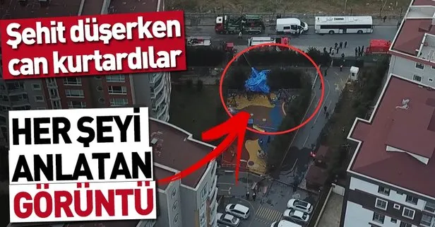 Çekmeköy’deki helikopter kazasında şehit düşerken facianın önüne geçtiler!